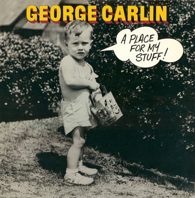 George Carlin - A Place For My Stuff! (Flashback Records, Atlantic, 81585-2) • CD, Album, RE, RP