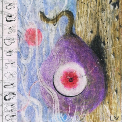 Lunar Vacation - Inside Every Fig Is A Dead Wasp (Keeled Scales, KS055) • LP, Album, Ltd, Ora