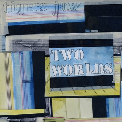 Tigers Jaw - Two Worlds (Run For Cover Records (2), RFC:030) • LP, Album, RP, Whi
