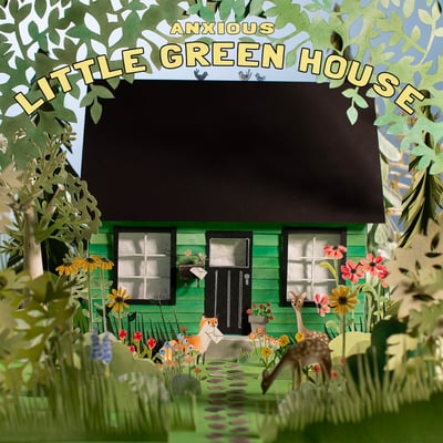 Anxious (9) - Little Green House (Run For Cover Records (2), Run For Cover Records (2), RFC229, Run For Cover 229) • LP, Album, Bon
