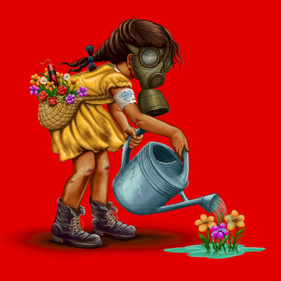 Stick To Your Guns - Keep Planting Flowers (SharpTone, 7377) • LP, Album, Ltd, Red