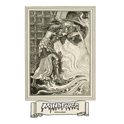Mindforce - Excalibur (Triple-B Records (2), TBR 095) • 12", Album, Ltd, Cle