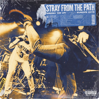Stray From The Path - Smash 'Em Up : Live In Europe 2019 (UNFD, UNFD131LP) • LP, Album, Ltd, Yel