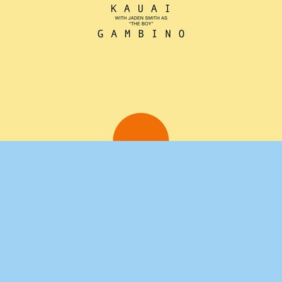 Childish Gambino With Jaden Smith - Kauai (mcDJ Records, CG001LP) · 12" · Yellow · NM/NM · Record Store Day, Limited Edition, Reissue