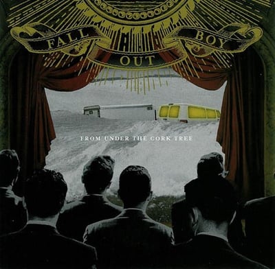 Fall Out Boy - From Under The Cork Tree (Island Records, B0017782-01) · 2xLP · Gold w/ Maroon swirl · Media NM · Reissue, Limited Edition