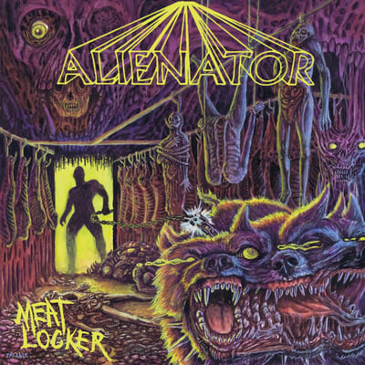 Alienator - Meat Locker (Black Water, BWR-111) · LP
