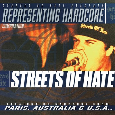 Various Artists - Representing Hardcore Compilation (Streets Of Hate, SOH-088) · LP · 1st press · Orange