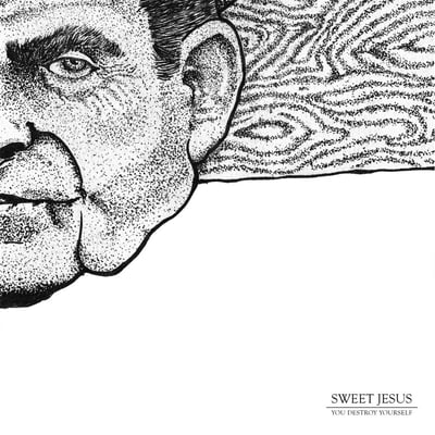 Sweet Jesus - You Destroy Yourself (Atomic Action Records, AA#65) · 12" · Aqua Blue · Repress