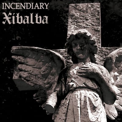 Incendiary / Xibalba - Incendiary / Xibalba Split (Closed Casket Activities, CCA021) · 7" · Red Marble Vinyl