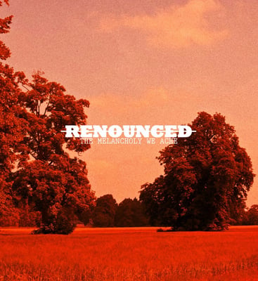 Renounced - The Melancholy We Ache (Carry The Weight Records, CTWR47) · LP · Half White/ Half Orange · Repress