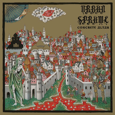 Urban Sprawl - Urban Sprawl (Convulse Records, CONVR23) · 7" · Orange Clear · Reissue