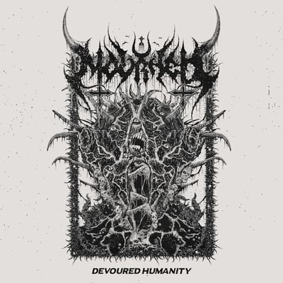 Mourned - Devoured Humanity (Maggot Stomp, MAG44) · 7" · Clear Blue