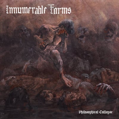Innumerable Forms - Philosophical Collapse (Profound Lore Records, PFL-285LP) · LP · Red/Dark Blue Color Mix · Limited Edition