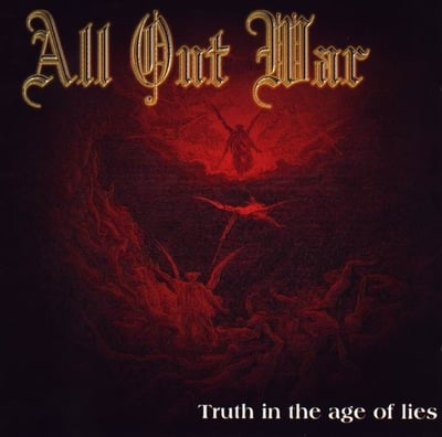 All Out War - Truth In The Age Of Lies (Organized Crime Records, OCR043) · LP · Red · Reissue