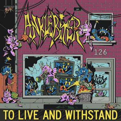 Anklebiter - To Live and Withstand (Sunday Drive Records, SDR-090) · 7" · Tri-Color Yellow / Pink / Blue · Limited Edition