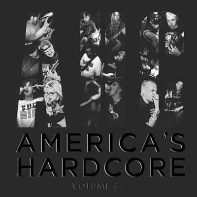 Various - America's Hardcore Volume 4 (Triple-B Records, TBR-080) · LP · Aqua Blue