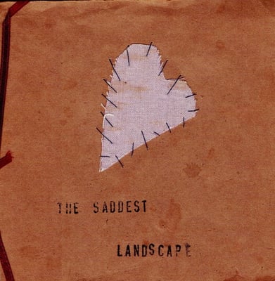 The Saddest Landscape - Cover Your Heart (Topshelf Records, tsr058) · 7" · Blue Marbled · Record Store Day, Limited Edition, Reissue, Repress