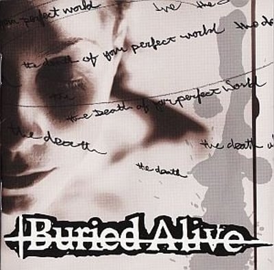 Buried Alive - The Death Of Your Perfect World (Triple-B Records, TBR-159) · LP · Clear Tan w/White & Black Splatter · Repress