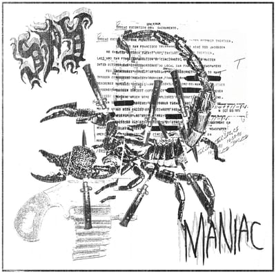Spy / Maniac - Spy / Maniac (Triple-B Records, TBR: 163) · 7" · Gray / Black Swirl · Limited Edition