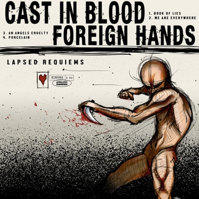 Cast In Blood / Foreign Hands - Lapsed Requiems (Unbeaten Records, UBR024) · 10" · Red