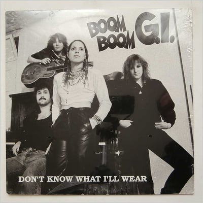 Boom Boom G.I. - Don't Know What I'll Wear (Boom Records, BOOM-2) · LP