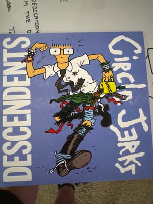 Descendents / Circle Jerks - Split EP (Trust Records) · 7" · yellow