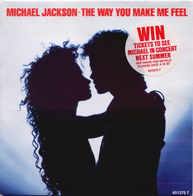 Michael Jackson - The Way You Make Me Feel (Epic, 34-07645) · 7" · Carrollton Pressing