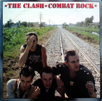 The Clash - Combat Rock (Epic, FE 37689) · LP · Carrollton Press, Epic Labels · Reissue