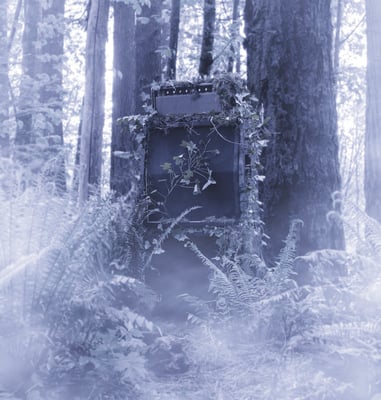 Young Hunter - Day Hiker (Fear and the Void Recordings, FV3) · LP · Yellow/Clear Split Color With Blue Splatter 180g · M/M