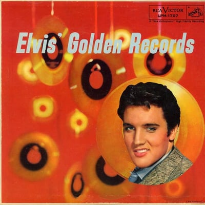 Elvis Presley - Elvis' Golden Records (RCA Victor, LSP-1707(e)) · LP · Hollywood Pressing · VG+/VG · Reissue