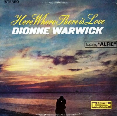 Dionne Warwick - Here, Where There Is Love (Scepter Records, SPS555) · LP · Monarch Pressing, Silver Text · VG+/VG
