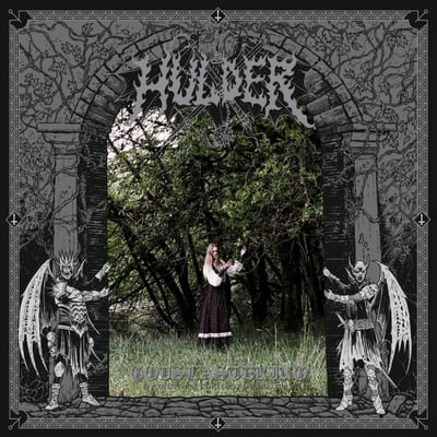 Hulder - Godslastering: Hymns Of A Forlorn Peasantry (20 Buck Spin, SPIN158) · LP · Brown / Silver / Bone Tri-Colour-Merge w/ Black & Gold Splatter · Reissue
