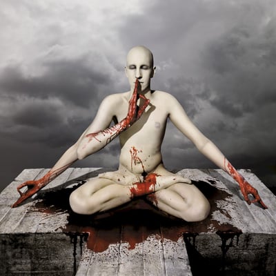 Meshuggah - obZen (Atomic Fire, AF0088V) · 2xLP · Red & Black Circle · Limited Edition, Reissue, Remastered