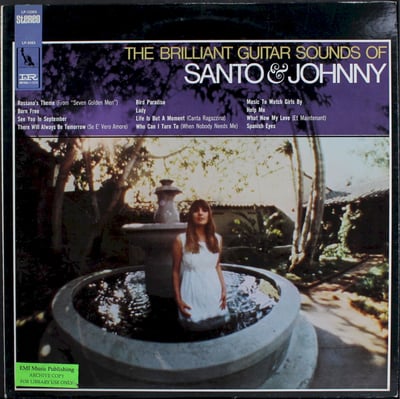 Santo & Johnny - The Brilliant Guitar Sounds Of Santo & Johnny (Imperial, LP-12363) · LP