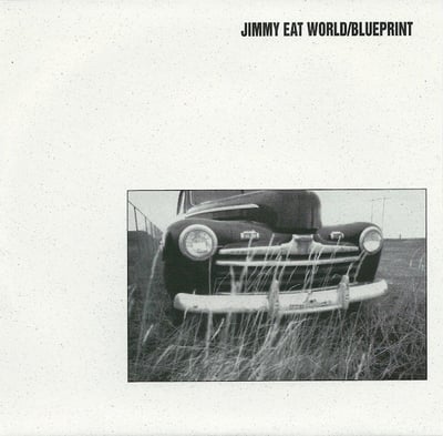 Jimmy Eat World / Blueprint - Jimmy Eat World / Blueprint (Abridged Records, ABR05) · 7" · Truck (In The Middle) Cover · M/M