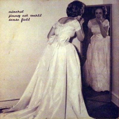 Mineral / Jimmy Eat World / Sense Field - Mineral / Jimmy Eat World / Sense Field (Crank!, crc013) · 7" · Peach · M/M