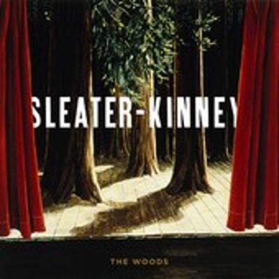 Sleater-Kinney - The Woods (Sub Pop, SP 670) · 2xLP · Green Marbled / Brown · Etched
