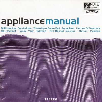 Appliance - Manual (Mute, STUMM177) · LP · Limited Edition, Numbered