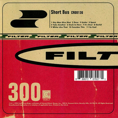 Filter - Short Bus (Craft Recordings, CR00137) · LP · M/M · Reissue