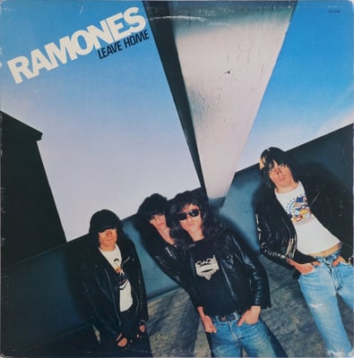 Ramones - Leave Home (Sire, SA 7528) · LP · Red · VG/G · Limited Edition, Reissue