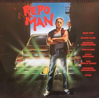 Various - Repo Man (Music From The Original Motion Picture Soundtrack) (Geffen Records, 602478161605) · LP · Green (Radioactive) · VG/VG · Reissue