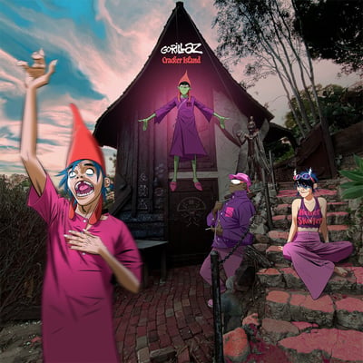 Gorillaz - Cracker Island (Warner Records, 5054197885266) · 2xLP · Pink / Magenta · VG/VG · Record Store Day, Deluxe Edition, Limited Edition