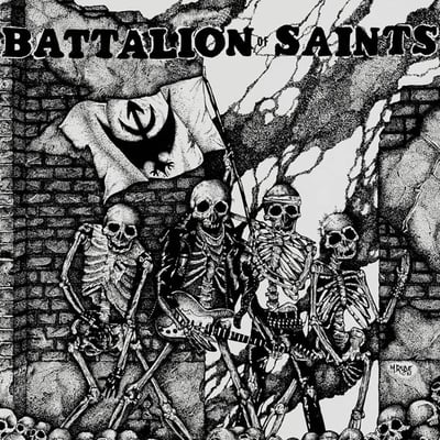 Battalion Of Saints - Fighting Boys (Nutrons Records, BS-001) · 12" · G+/G