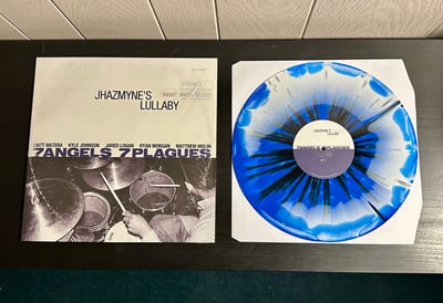 7 Angels 7 Plagues - Jhazmyne's Lullaby (Bbest Records, BB007) · LP · Blue Jay & White With Black Splatter [Arcadia Fades] · Reissue, Remastered