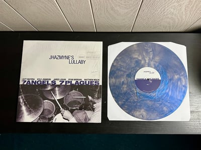 7 Angels 7 Plagues - Jhazmyne's Lullaby (Bbest Records, BB007) · LP · Blue Iridescent (A Farewell To A Perfect Score) · Remastered