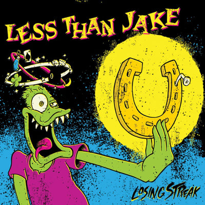 Less Than Jake - Losing Streak (Rude Records, RDR327-1) · LP · Purple, Yellow & Blue · NM/NM · Limited Edition, Numbered, Reissue