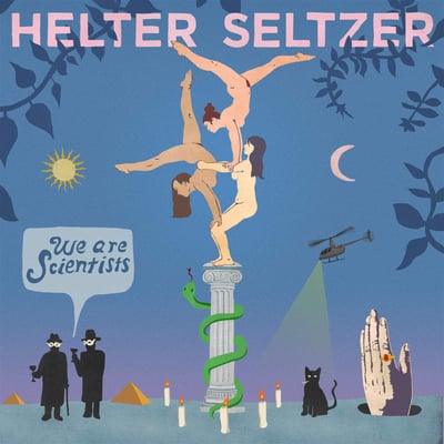 We Are Scientists - Helter Seltzer (100% Records, 100LP52) · LP · Teal Translucent · Limited Edition