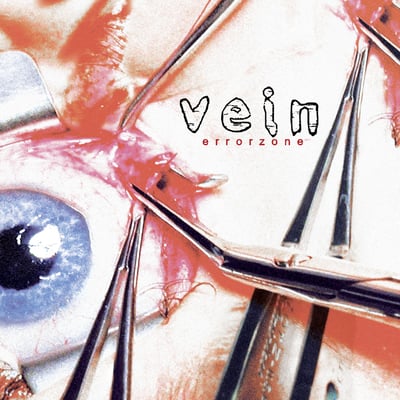 Vein - Errorzone (Closed Casket Activities, cca059) · LP · Silver & Cyan Mix With Neon Purple Splatter