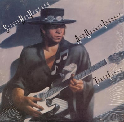 Stevie Ray Vaughan & Double Trouble - Texas Flood (Epic, BFE 38734) · LP