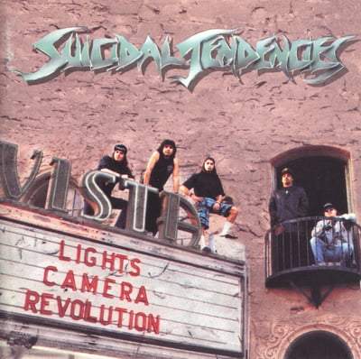 Suicidal Tendencies - Lights... Camera... Revolution (Epic, E 45389) · LP · Green Transparent · Reissue